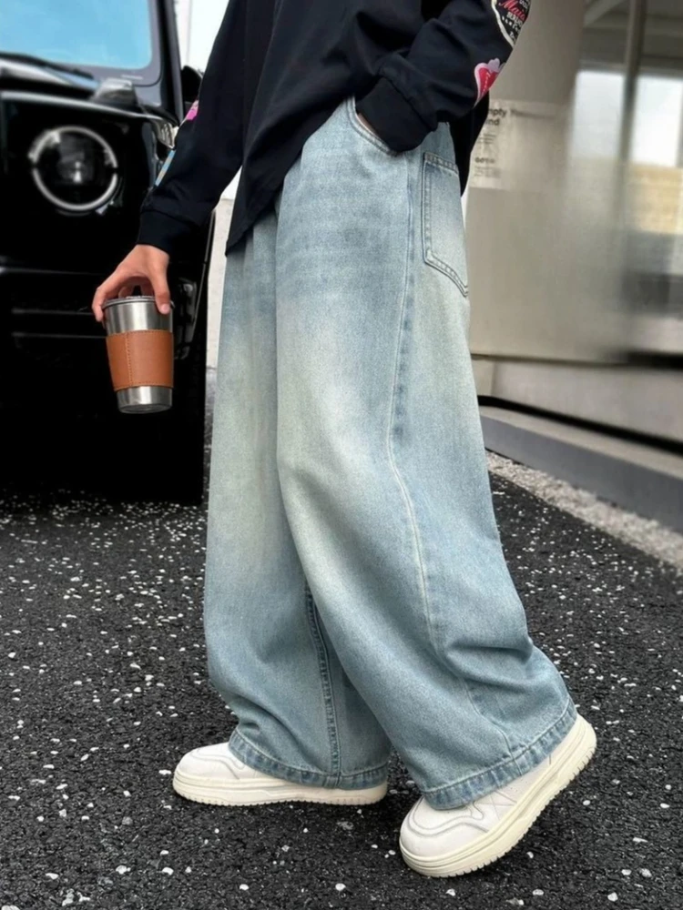 Boys Straight Leg Jeans 2026 New Casual Loose Denim Pants Kids Autumn Spring Trousers Children Fashion Bottoms Wear