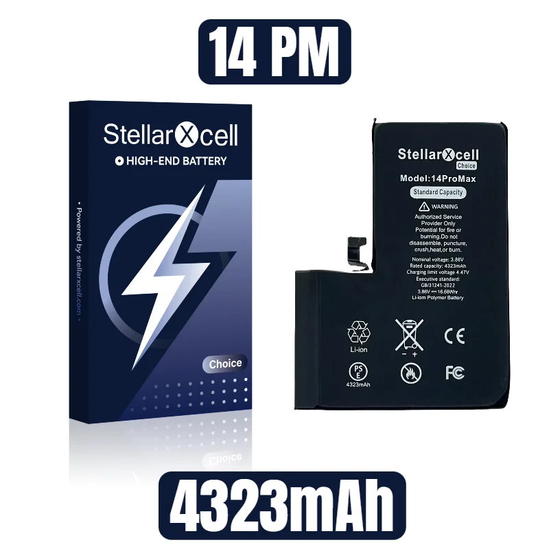 StellarXcell Choice Batterij voor iPhone Batterij IPse3 11 12 13 14 15 plus pro mini promax 100% Originele Kwaliteit Originele capaciteit