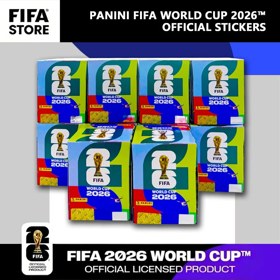 New Panini Official Sticker Collection FIFA 2026 World Cup 350 Stickers in Total 50 Packs 1Box