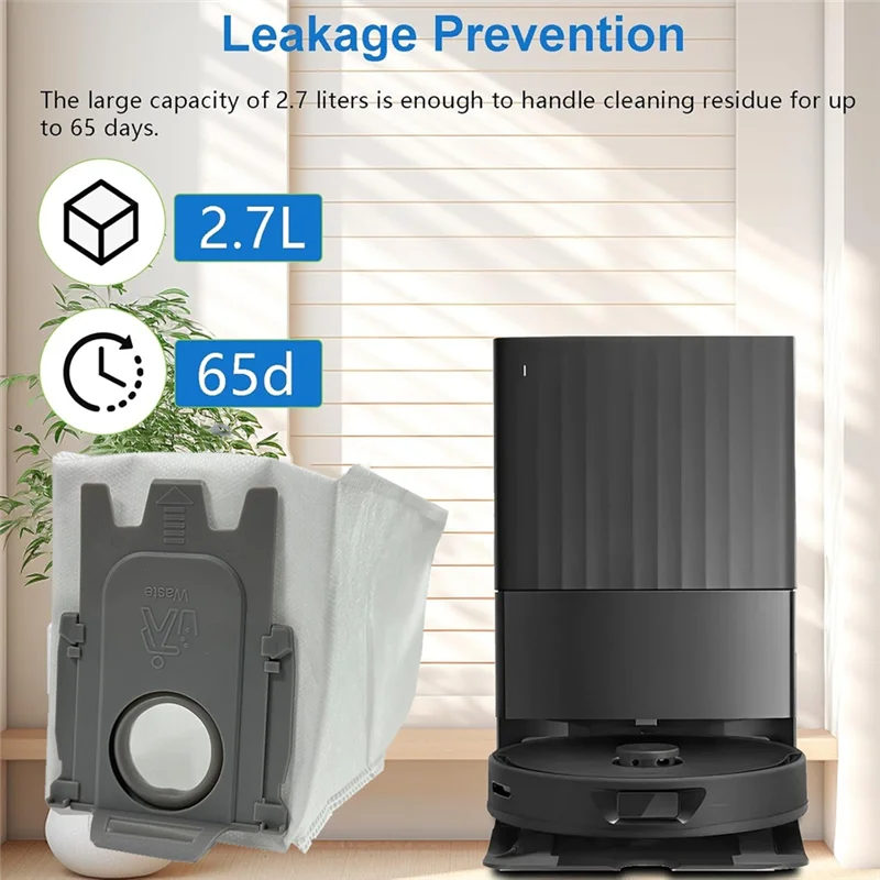KEOL-ダストバッグ交換用 Roborock Q Revo/S8 Maxv Ultra/P10pro/G20S ロボット掃除機アクセサリー