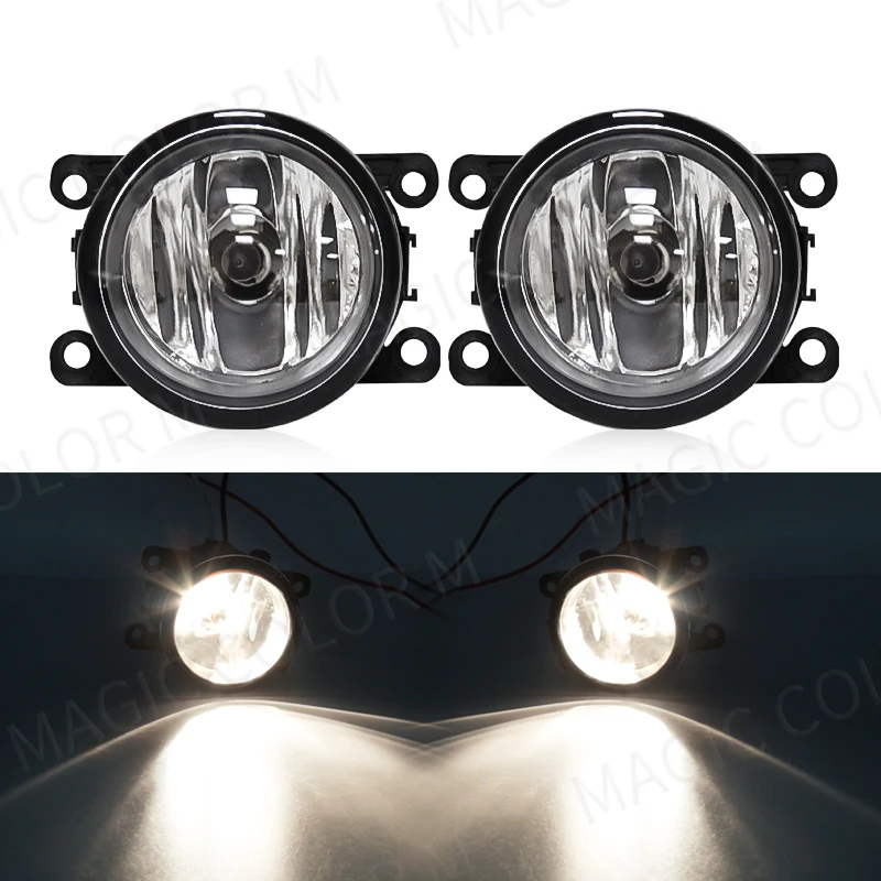 Led Mistlamp Voor Citroen Ford Honda Suzuki Isuzu Mitsubishi Renault Auto Fog Lamp 8000LM 30W Wit Geel 12V Waterdicht