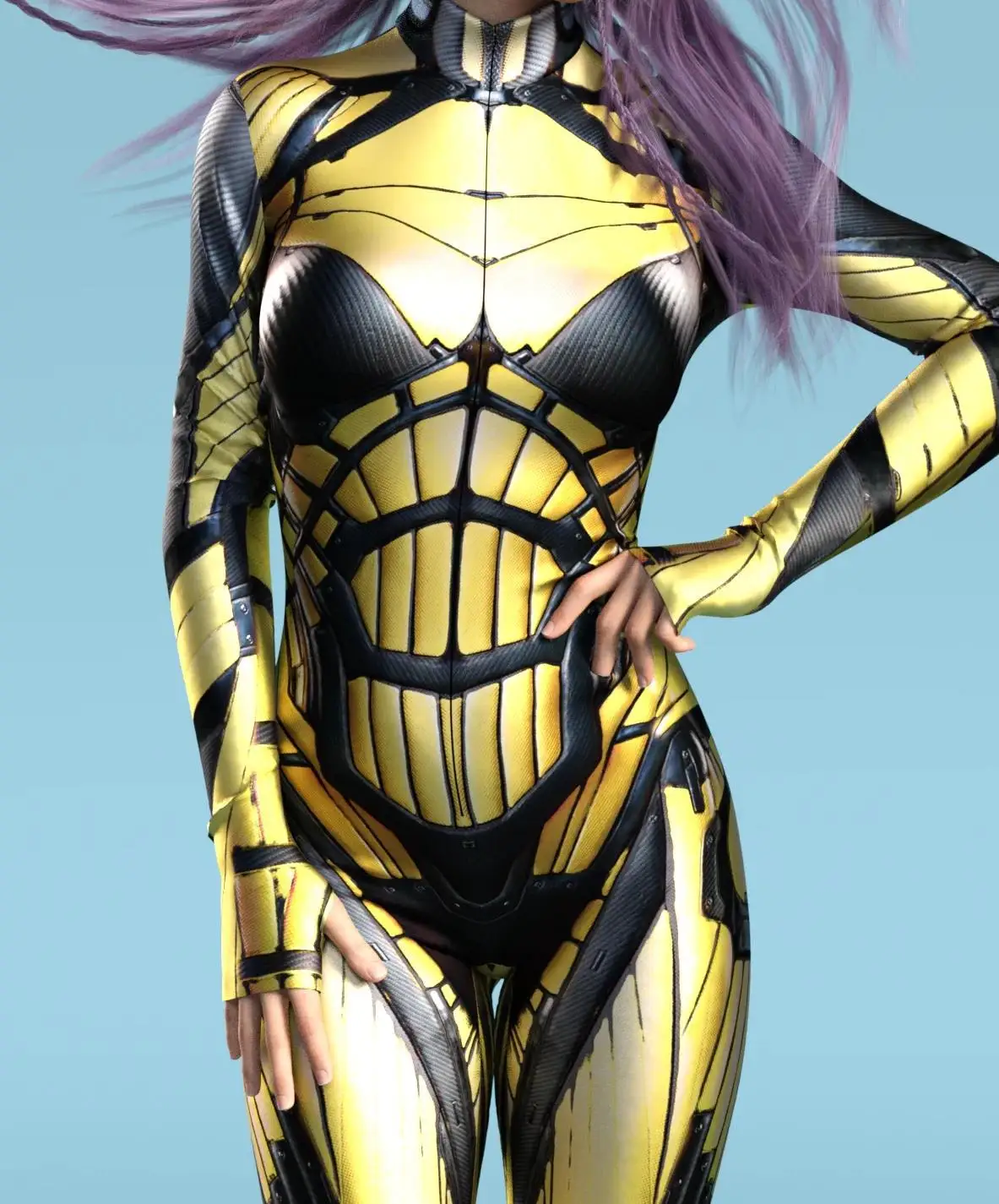 Mechanischer Rüstungsanzug für Frauen, Cyber-Fighter-Cosplay-Bodysuit, Steampunk-Kostüm, Zentai-Anzug für Halloween-Partys – Detail 27