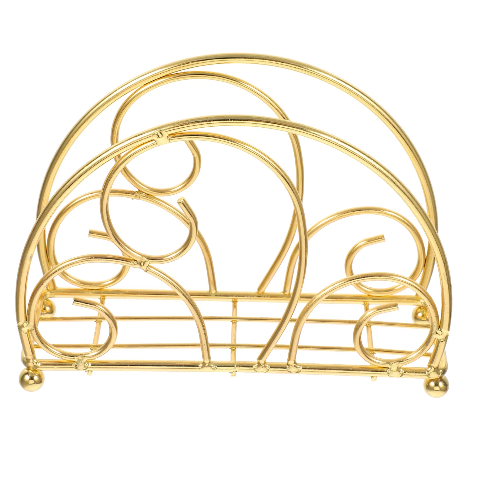 

Napkin Holder Metal Nordic Iron Art Design For Table Countertop Kitchen Restaurant Party Use Stainless Steel Flat Napkin