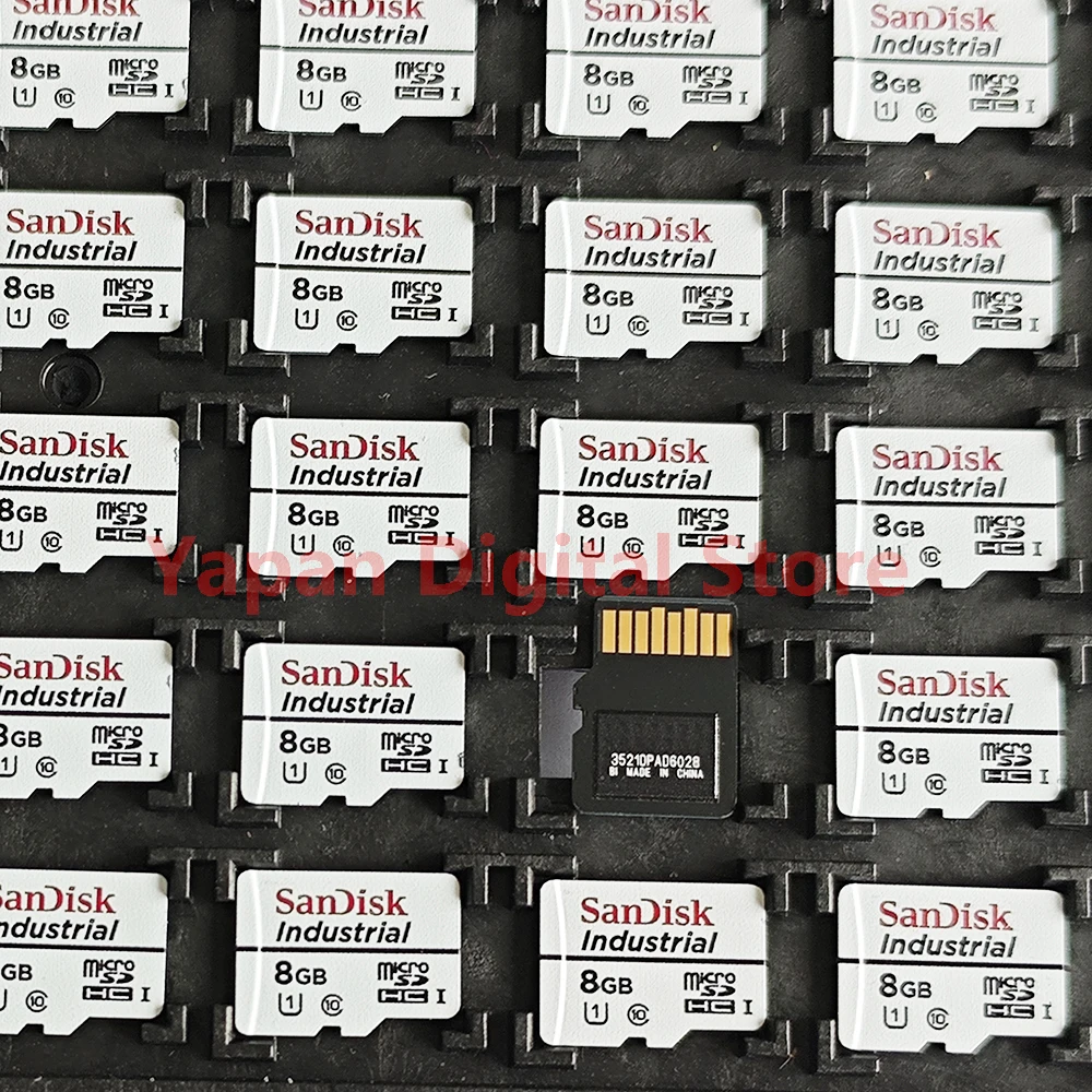 بطاقات ذاكرة جان سانديسك ، 8 جيجابايت درجة صناعية ، درجة حرارة ممتدة ، بطاقة ميكرو تي في ، قدرة تحمل عالية ، رقاقة MLC لمسجل السيارة المحمول #3