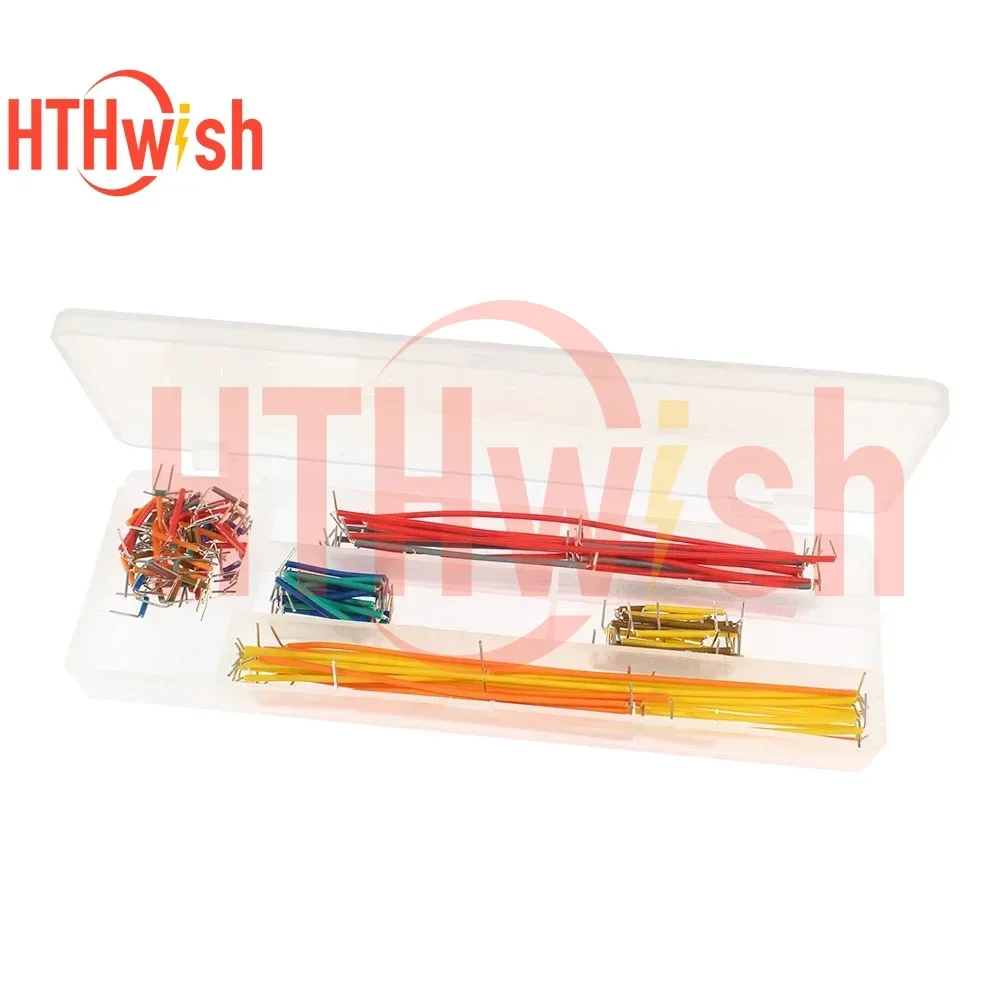 400 Hole Breadboard +Multicolored 140/840Pcs Jumper Wires for Robotic Starter Kit Electronic Experiment/ Diy