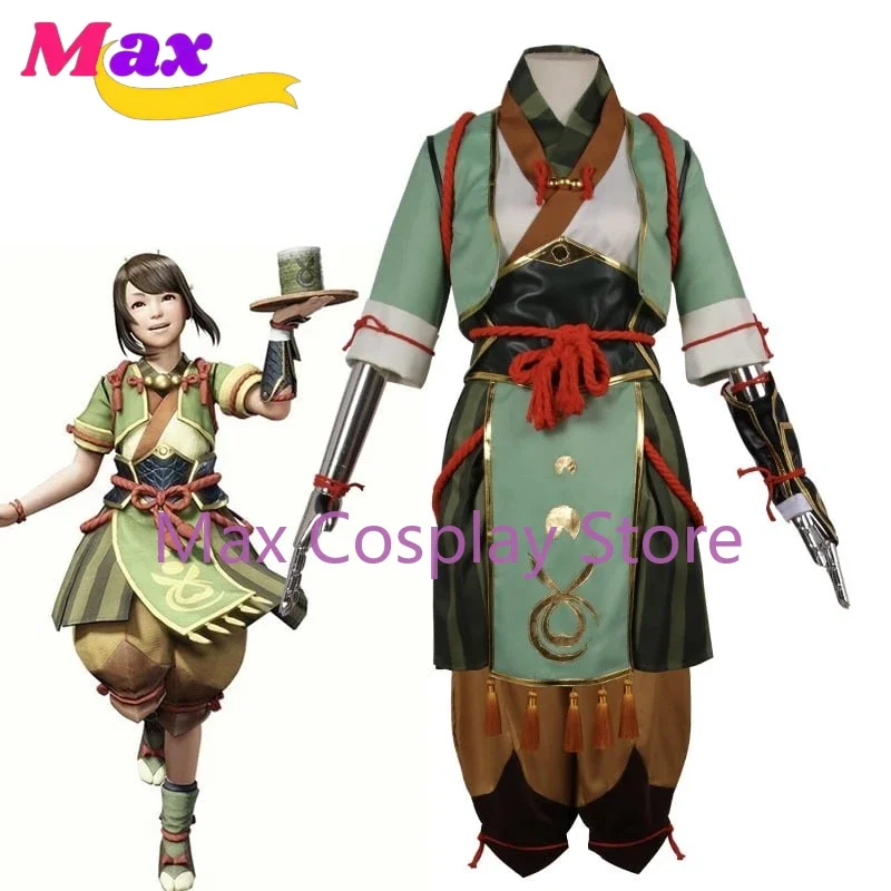 Max Cos Monster Hunter Yomogi Косплей Костюм Игра Rise Костюм Полынь Аниме Хэллоуин