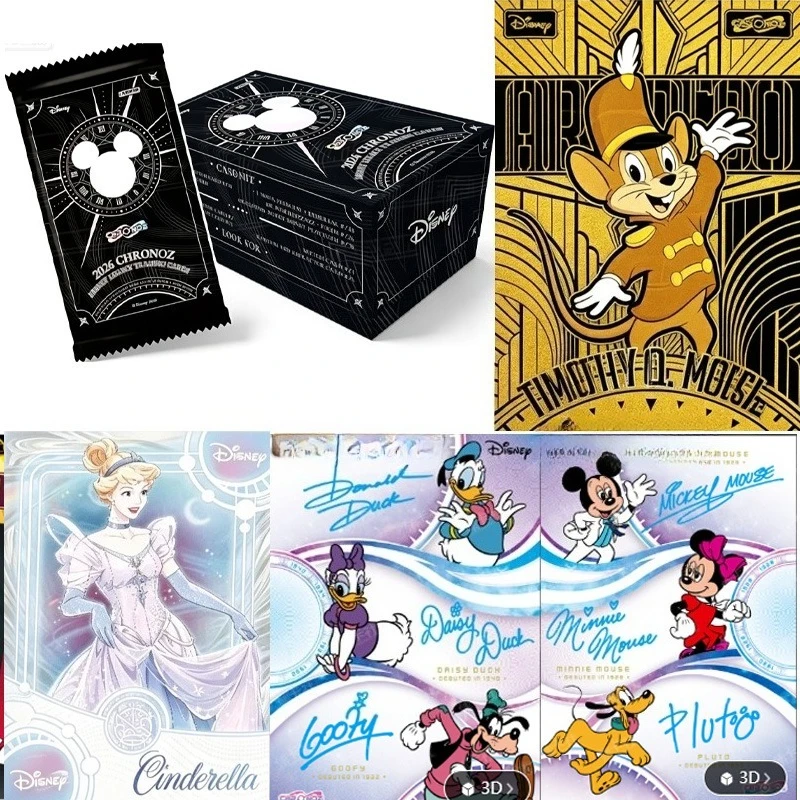 2026 Genuine Disney Card ChronoZ Disney Legacy Trading Cards, English Edition Limited Collectible Cards Mickey Donald Rare Cards