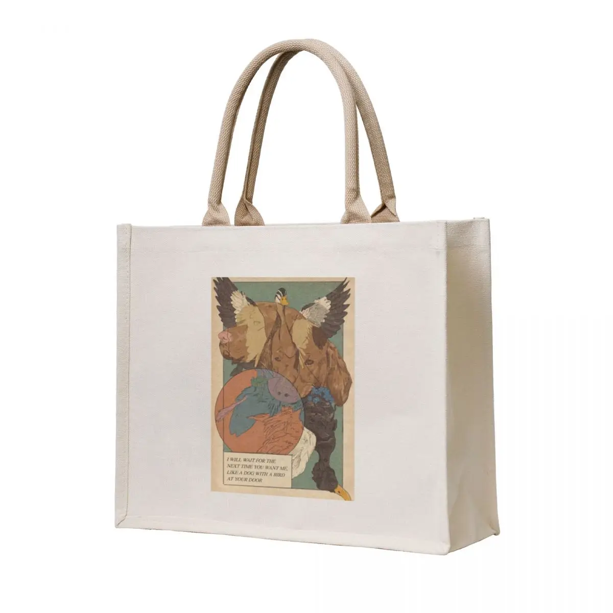 

Phoebe Bridgers Moon Song Bird Lyric Tote Bag tote bag university eco bag folding woman shopping