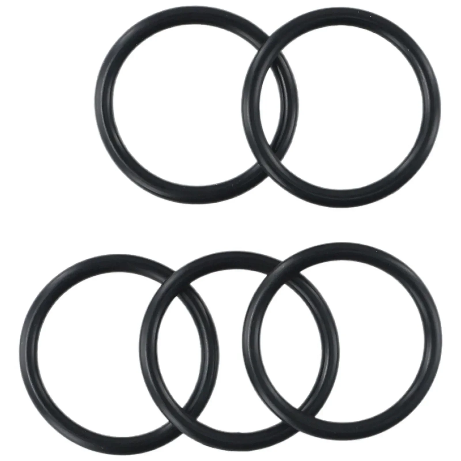 Black Rubber O Ring Selos para Pia de Banho, Bacia Dreno Plug Pack de 5, Ajuste sobre plugues antigos, Evitar vazamento de água, 38mm