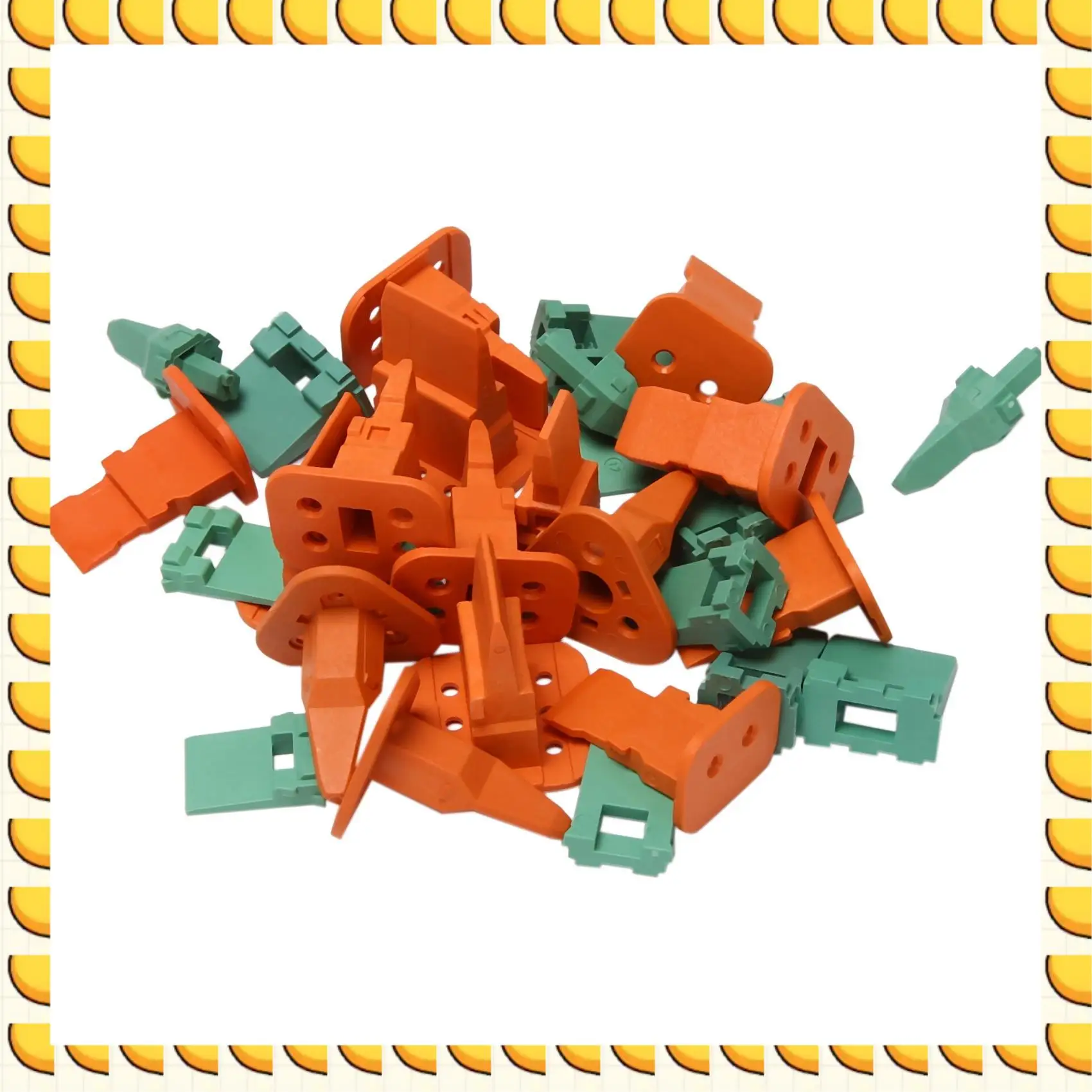 

BAAU 500Pcs Deutsch DT Series Waterproof Wire Connector Kit DT06-2/3/4/6S DT04-2/3/4/6P Automotive Sealed Plug With Pins Box