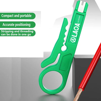 ‌LAOA Mini Multifunctional Wire Stripping Tool with Built-in Cutter for Network Telephone Cables‌ ‌