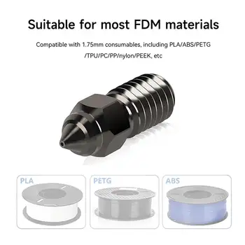 Creality Ender 5 S1 高速熱端擠出機黃銅噴嘴套件 M6 螺紋,適用於 Ender 3 V3 SE/Ender 7/Spider 1.0 3D 列印機配件 8 最佳銷售 蜘蛛熱端 - №1