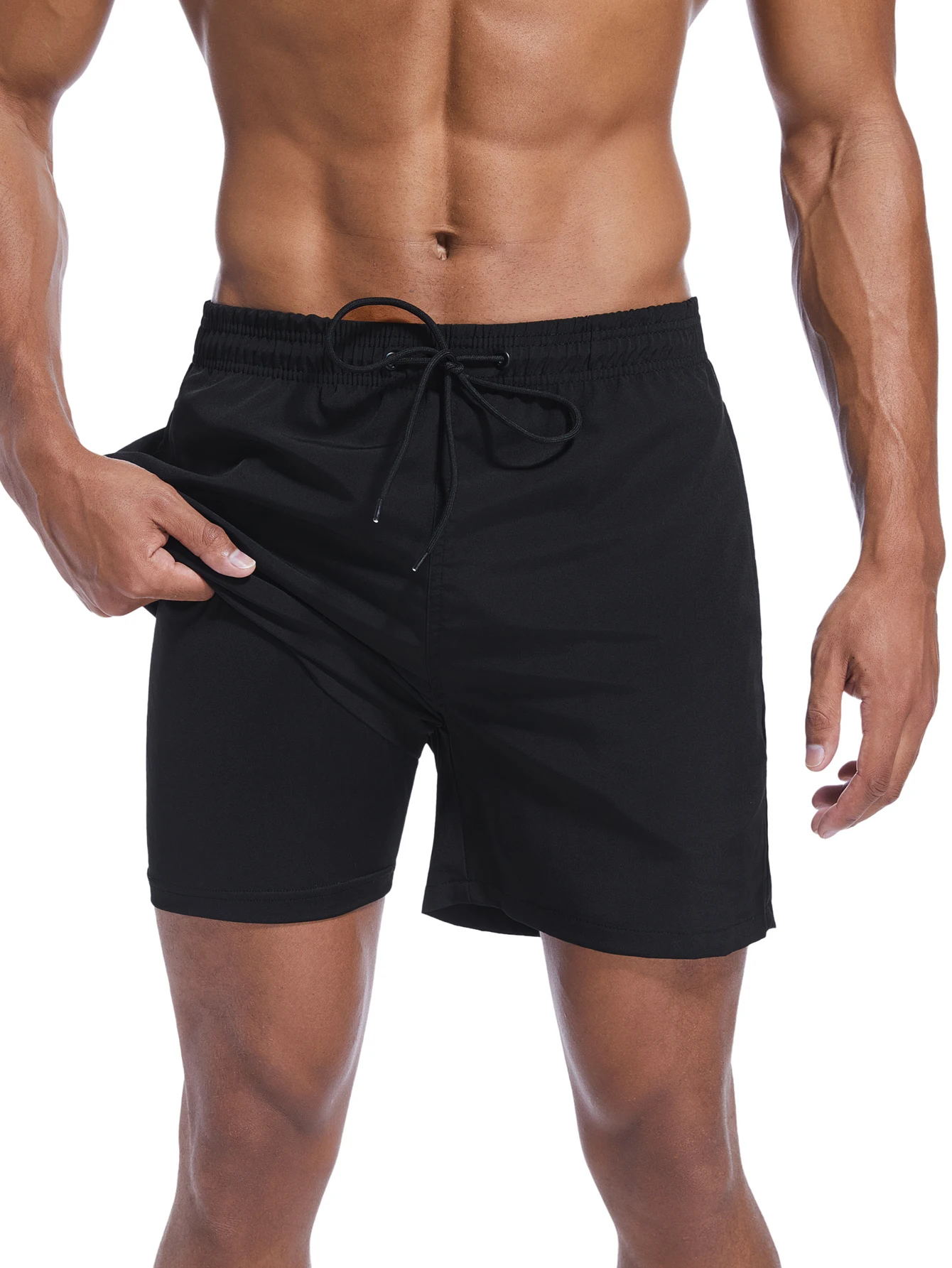 

Мужские быстросохнущие пляжные шорты, повседневные летние спортивные шорты, свободные дышащие плавки, шорты для серфинга и плавания