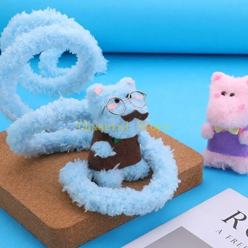 E7ce Thanh xoắn đầy màu sắc sáng tạo DIY Doll Handcraft Twisting Bar Cleaners Cleaner Plush Bar Iron Wire Tưởng tượng Tưởng