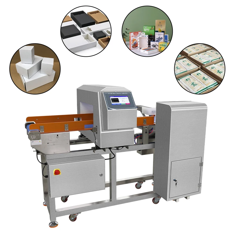 Automatic Food Metal Detector Machine High Accuracy Conveyor Belt Inspection System for Foreign Metal Detection Production Line