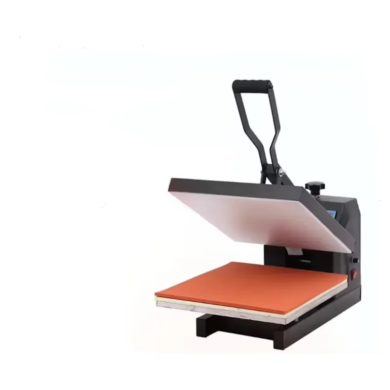 38*38CM Manual Flatbed Heat Press Machine for Garment Printing Heat Transfer Printing Garment Banner Embossing Machine