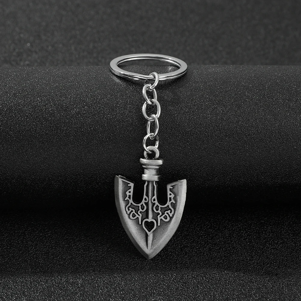 Anime Fashion Keychain Creative Arrow Charm Metal Pendant  for Women Men Backpack Key Holder Accessory Gift