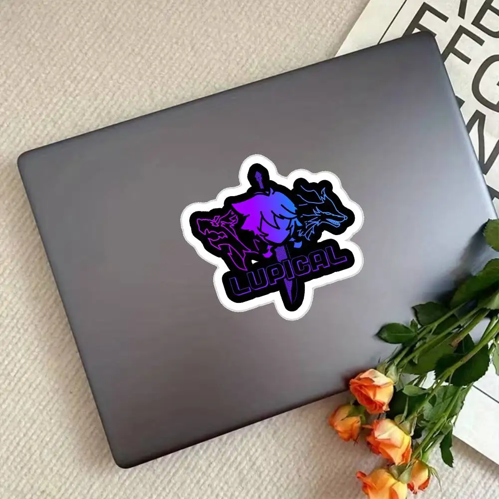 Genshin Impact Lupical Waterproof Stickers For Decorating Car Windows Motorcycles And Computers.