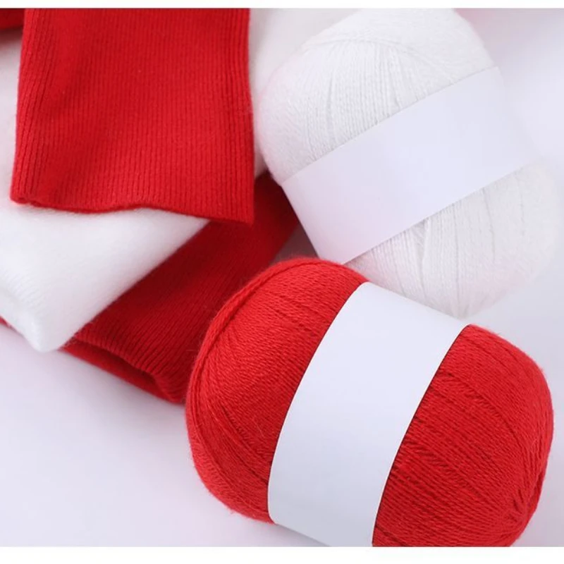 Medium and Fine Hand Knitted Machine Woven Pure Wool Thread, Scarf, Yarn Ball, Baby Thread, Handmade Thread Clearance 50g