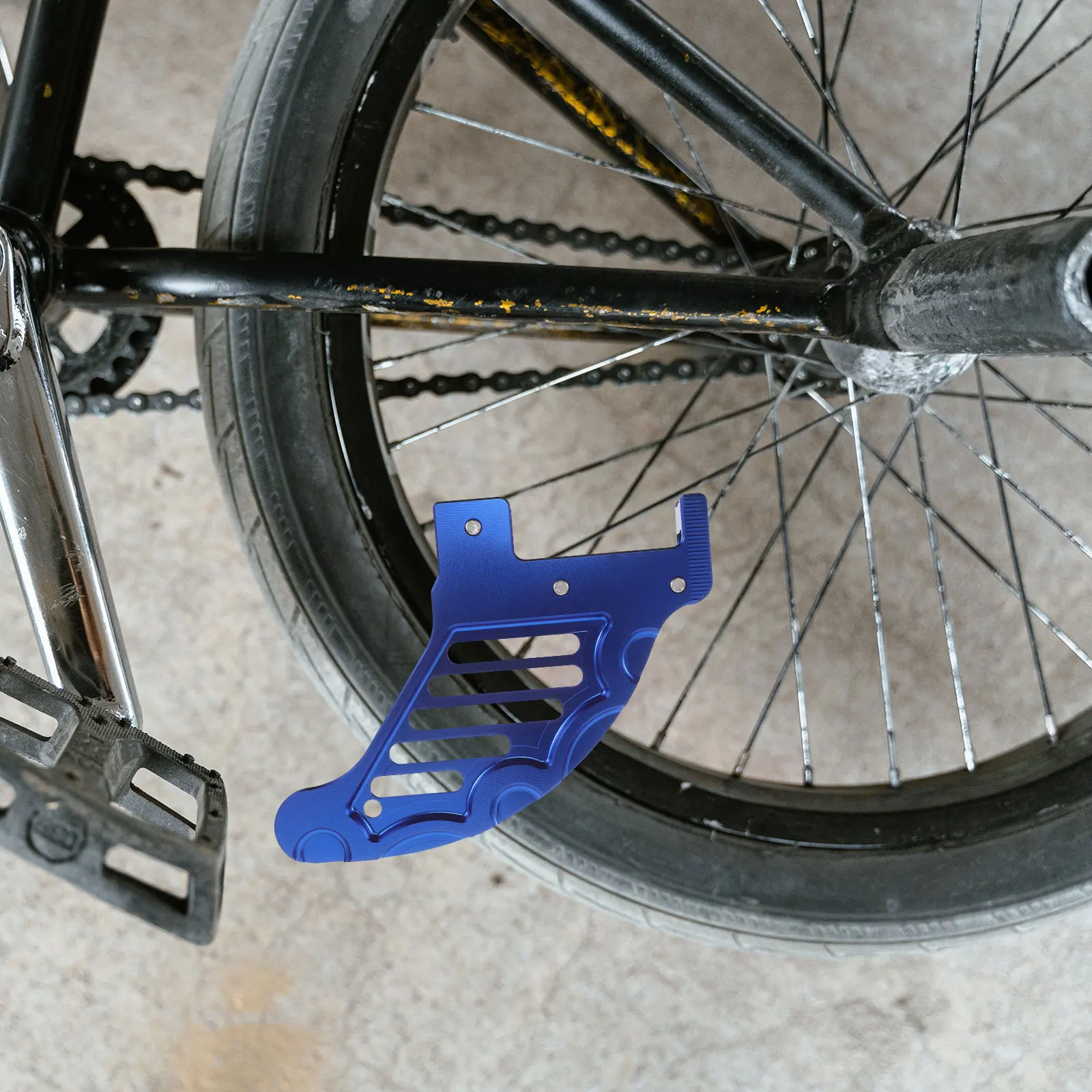 

Cover Aluminum Alloy Rear Brake Disc Guard For Motorcycle Dirt Bike Durable Protection Against Mud Water Corrosion Compatible