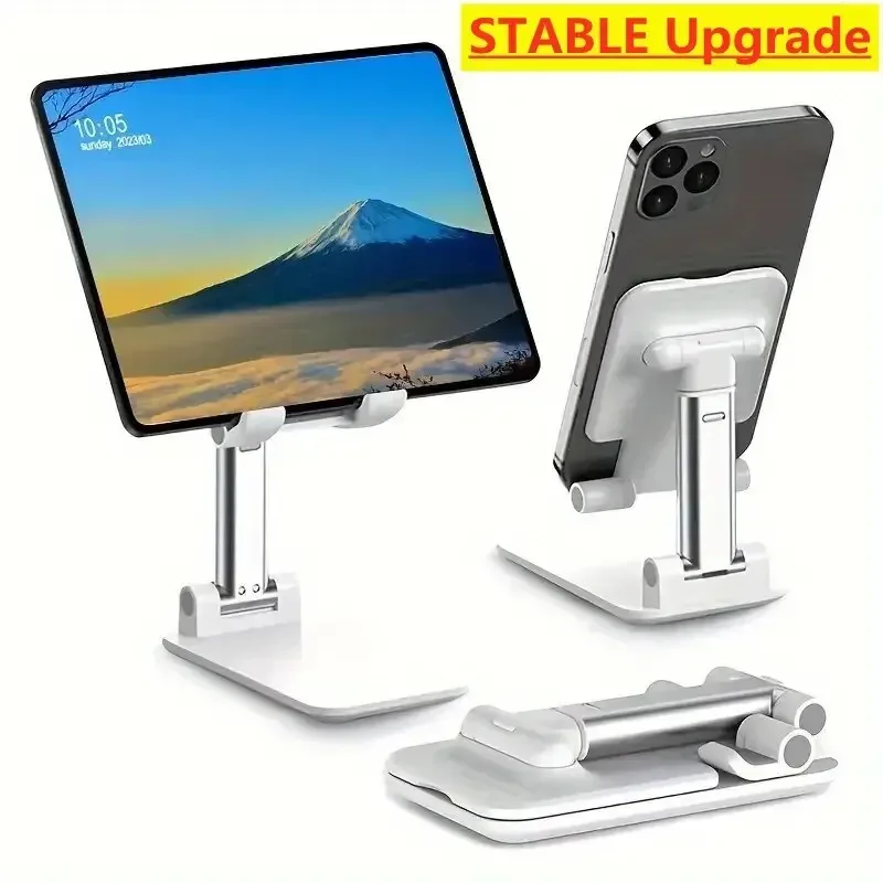 Foldable Mobile Phone Holder Stand Tablet Desk Mount Table Flexible Adjustable Desktop Live Lazy Bracket Support For All Phones