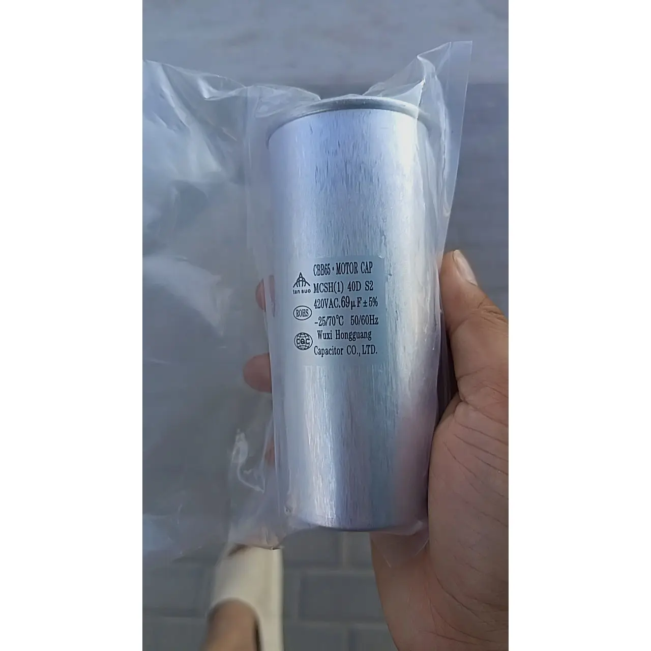 

Подходит для кондиционера Daikin, компрессора, стартера, конденсатора 69MF 420V 69UF RY71DQV2C