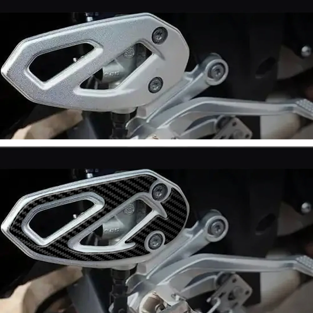 3D Gel Decals For S1000XR S1000 XR 2015 2016 2017 2018 2019  Metal Paint Protection Decals Footpegs Carbon FiberLook Accessories image 2