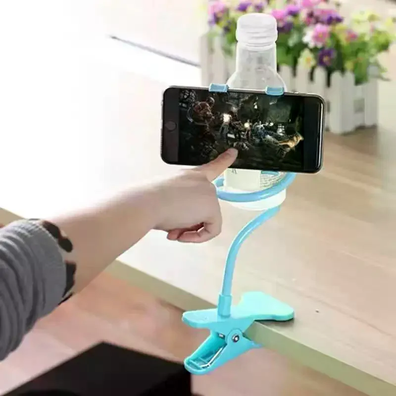 Mobile Phone Holder Flexible Adjustable Cellphone Holder Clip Support Telephone Home Bed Desktop Mount Bracket Smartphone Stand