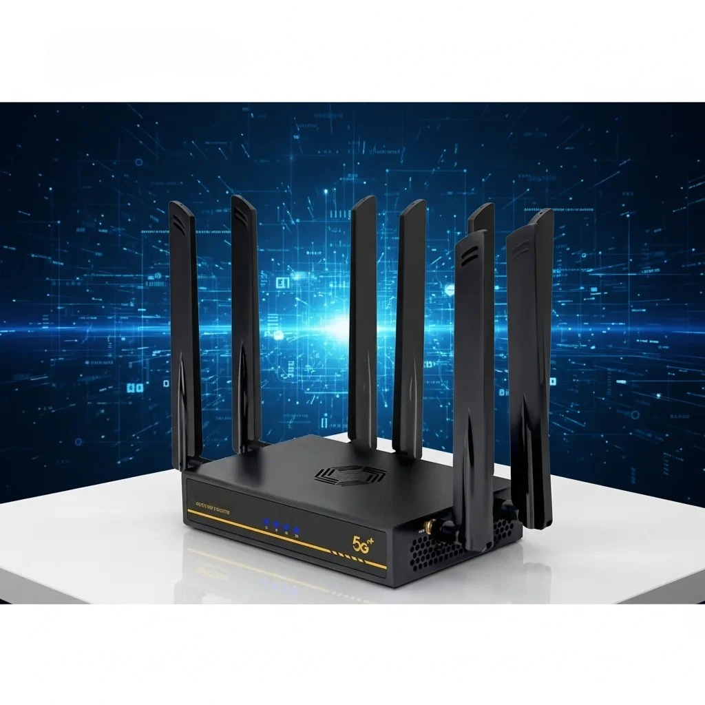 O8 5G Cellular Router, AX3000 WiFi 6 Dual Band, Gigabit Port, Mesh Wi-Fi, VPN Support, Detachable Antenna