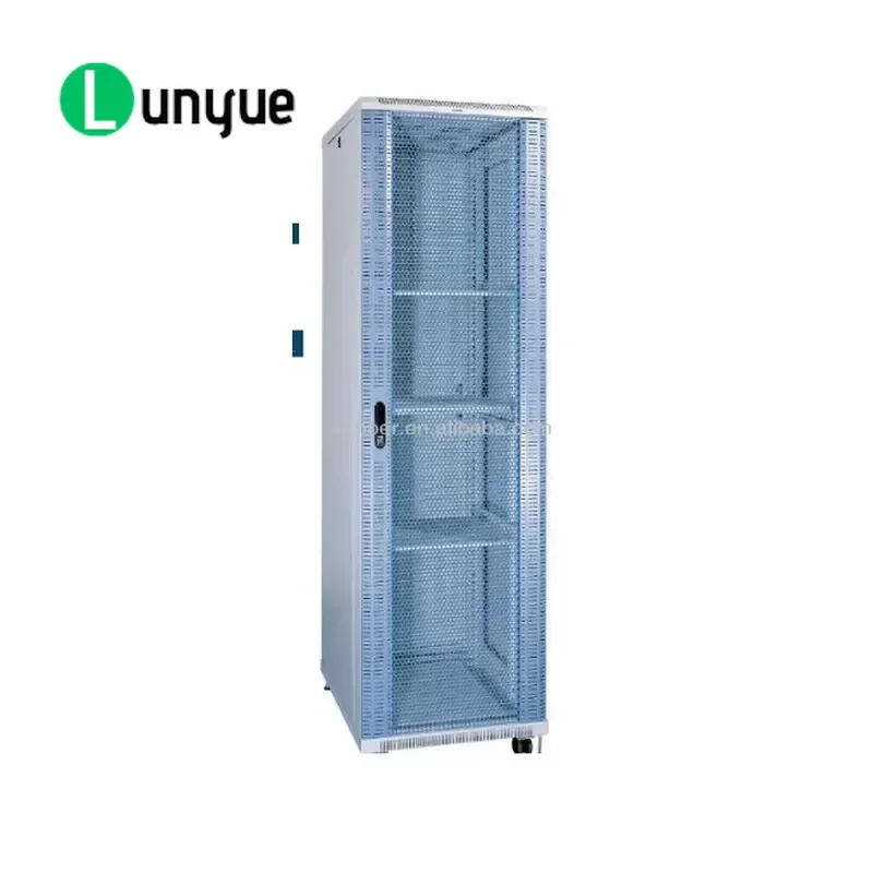 19 Inch 42U Server Rack Cabinet Network Enclosure Data Center Storage Solution for IT Equipment with Lockable Doors and