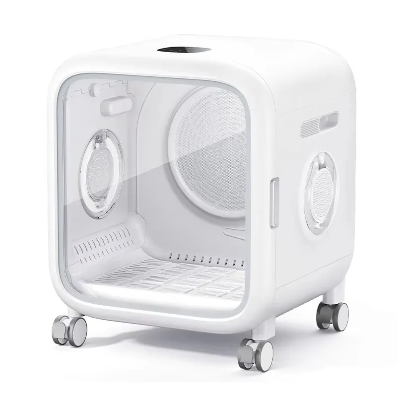 

Pet Smart Electric Plastic Drying Cabinet 1034L Silent Overheat Protection Indoor Outdoor Dog & Cat Bathing