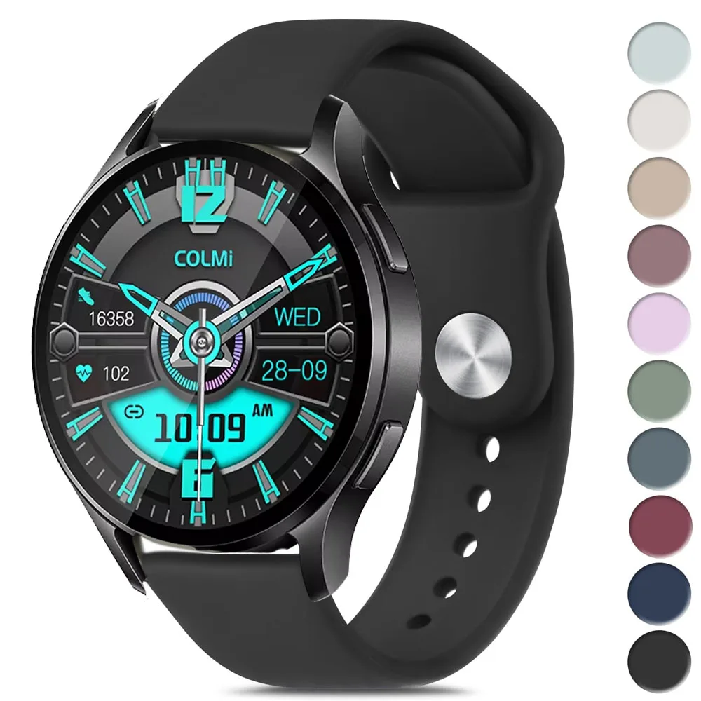 20mm Silicone Band For COLMI i28 Ultra Smartwatch Bracelet Band Silicone Strap Watch Wristband For COLMI i28 Ultra Correa