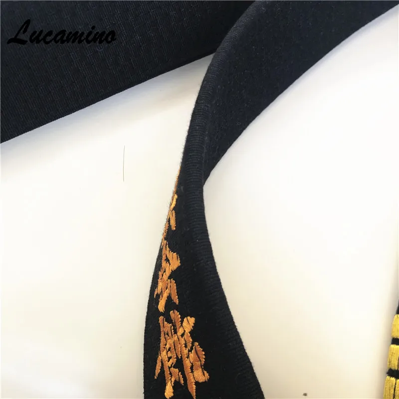 Professional kyokushin karate kyokushinkai black belt Japan single-sided embroidery high quality Black belts