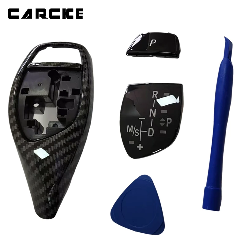 F20 Cover Panel Button of Gear Shift Knob for BMW Car Gear Shifter Knob Lever Accessories for BMW Series 1/2/3/4/5/6 Refit Parts