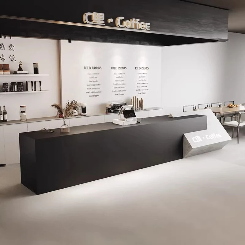Nordic Modern luxury Administrator Stand Reception Cosmetics Showcase Front Retail Checkout Design Bureau Postmodern Furniture