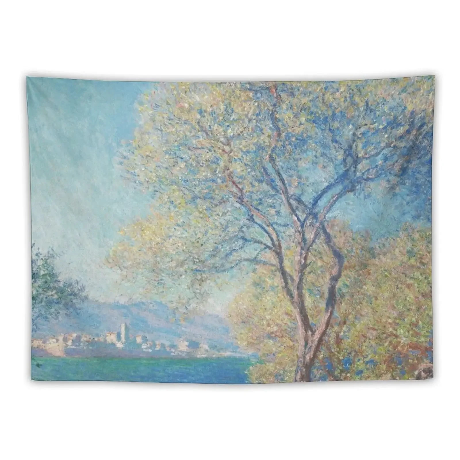 

Claude Monet - Antibes Seen from La Salis Tapestry Decoration For Rooms Home Decor Aesthetic Tapestry