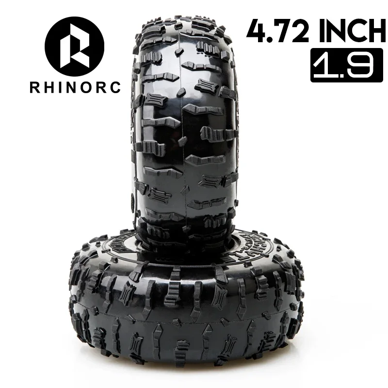 

TRACHYTE 2 Pairs Competition Tires Super Sticky 1.7 X 4.72 - 1.9 Inch Super Sticky Rubber for High-Performance Crawling