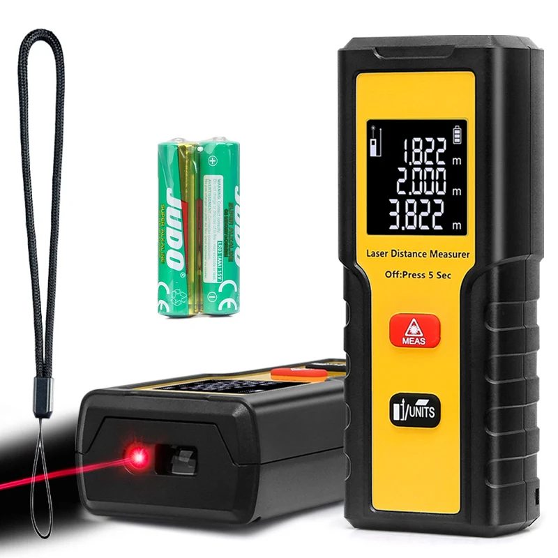 الليزر Rangefinder شريط القياس الرقمي 20 متر/40 متر/60 متر عالية الدقة الليزر مقياس مسافات أدوات الروليت الرقمية الصغيرة المدى مكتشف