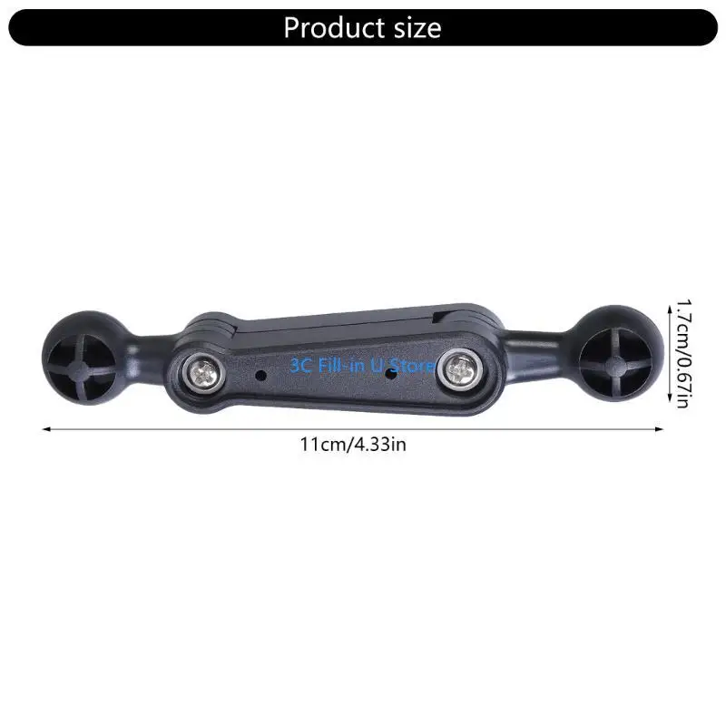 G8TA 17 -мм двойное шариковое крепление с двойной боковой креплением для карты и мобильного телефона