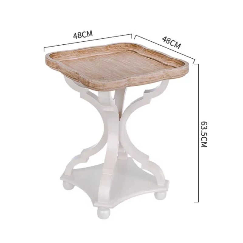 빈티지 러스틱 우드 침대 옆 캐비닛 다층 서랍 정리함 프렌치 팜하우스 스타일 컴팩트 나이트스탠드 수납 솔루션