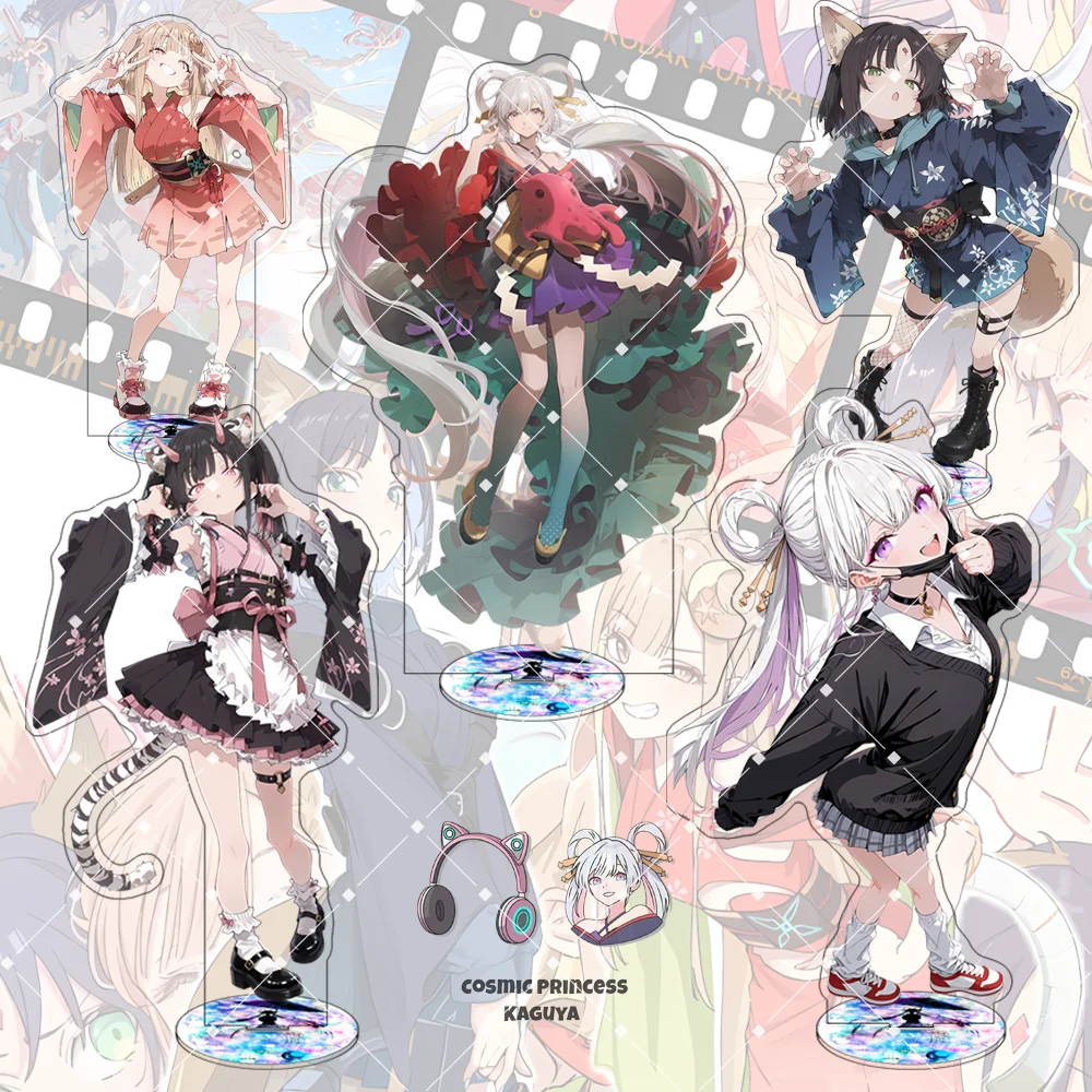 Anime Cosmic Princess Kaguya! 15CM Acrylic Stand Keychain Anime Figure Sakeyori Kanaha Kaguya Cute Desk Decor Pendant Gift