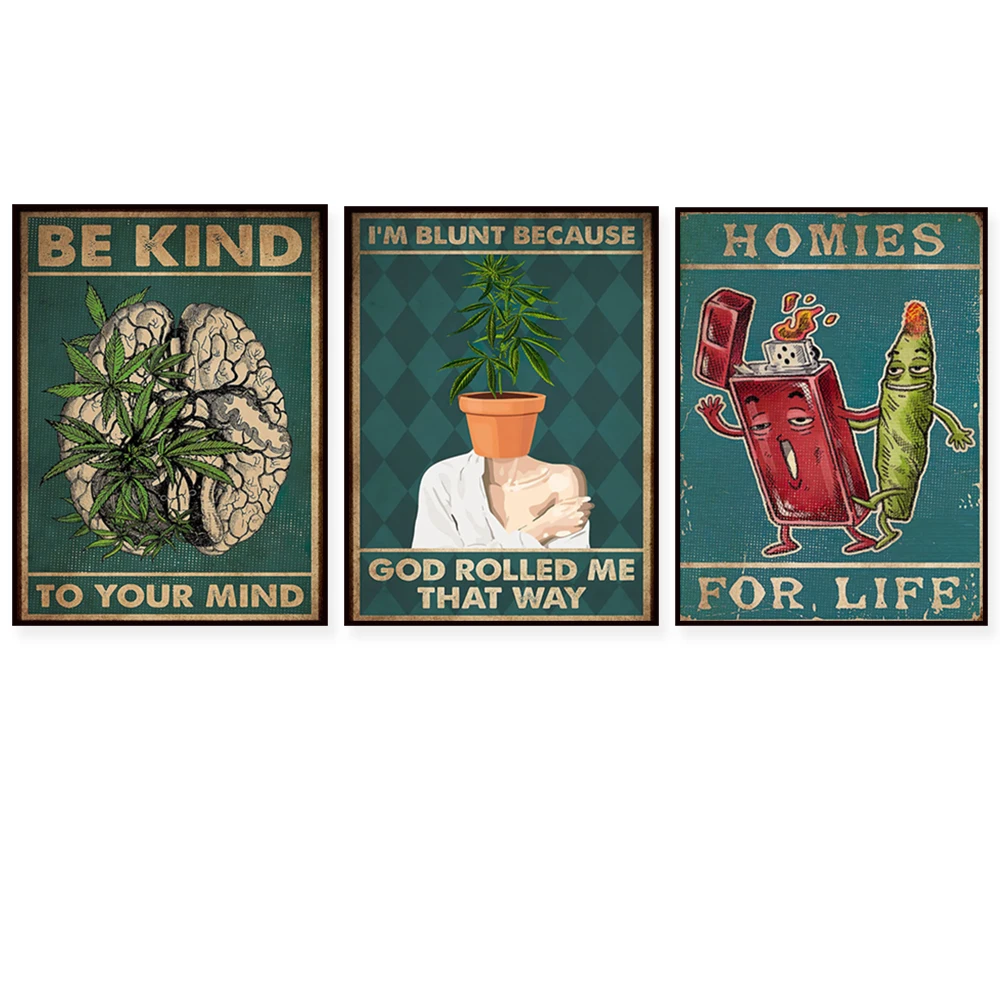Be kind to your heart poster, of course I smoke seaweed I am a mermaid poster, pot head, greenery weed decoration, love weed art