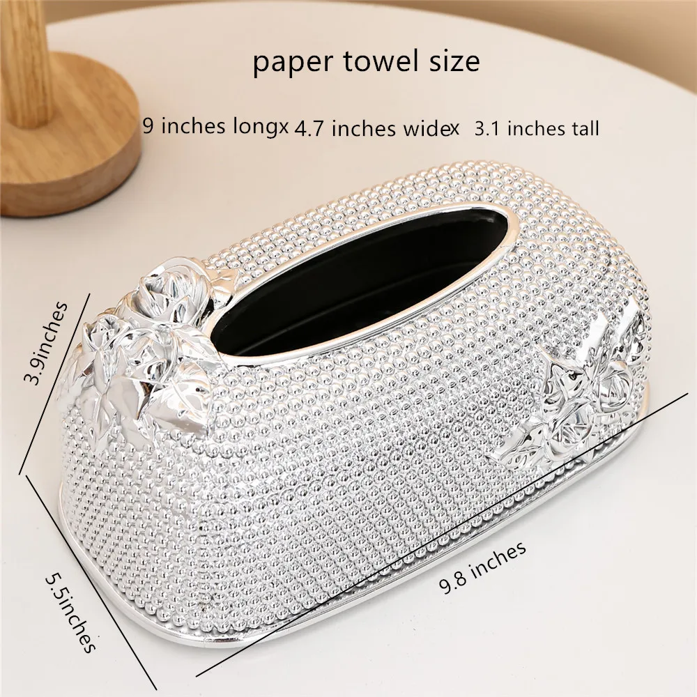 2021 Creative Desktop Kitchen Pumping Tray European Acrylic Tissue Box Fashion KTV Hotel Tissue Box Bar Napkin Box