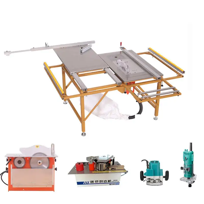 

Table Panel Saw Dust Free Wood Cutting Machine Portable Woodworking Saw Machine For Melamine Boards Portable Bench Saw