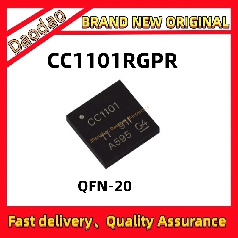 

10 quality new CC1101RGPR CC1101 IC chip wireless transceiver QFN-20