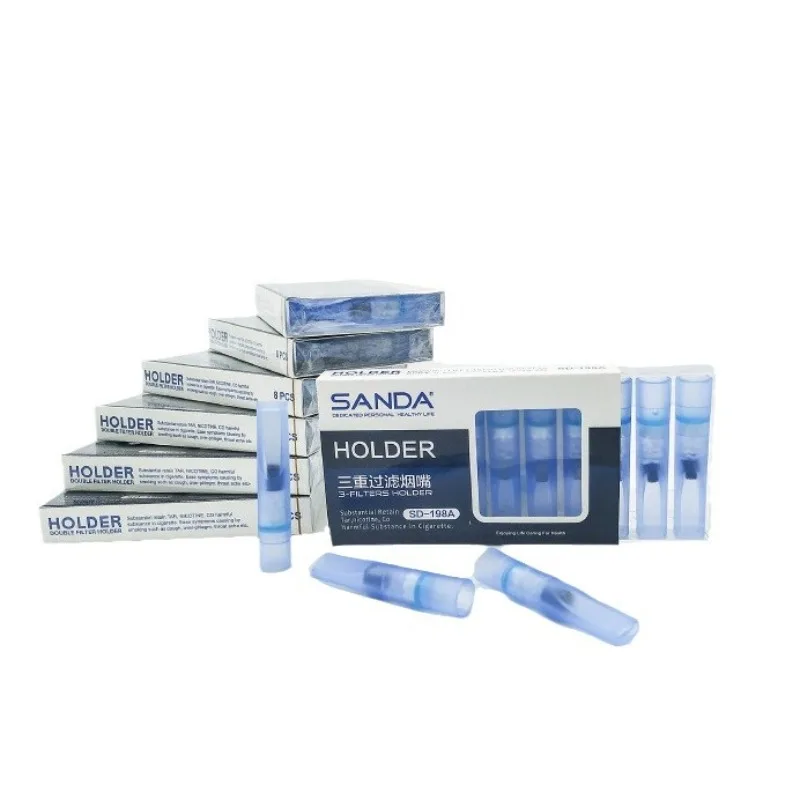 Filter Tip Rokok Sanda SD-198A, Filter Inti, Sehat, Sekali Pakai, Mengurangi Tar, Alat Rokok