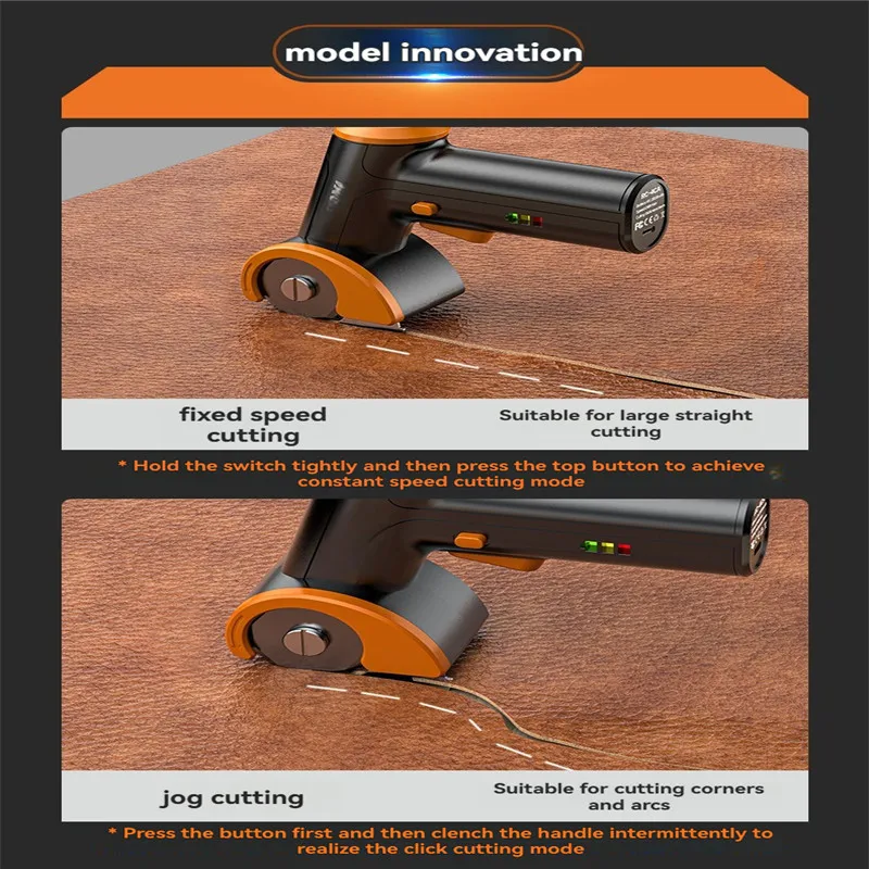 4V small electric lithium-ion scissors rotating cardboard knife fast cutting fabric leather machine electric scissors manual too