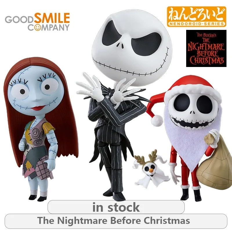 

GSC оригинальная серия NENDOROID·SERIES «Кошмар перед Рождеством» скелет Джек и нулевая фигурка модель игрушки подарки для мальчиков