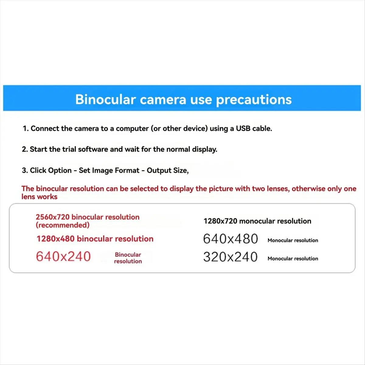 B21B 100 Degree Camera Module OV9732 1MP 2.1mm Dual Camera Module Manual Focus+Shell+Tripod for WinXP/7/8/10 Linux/Android