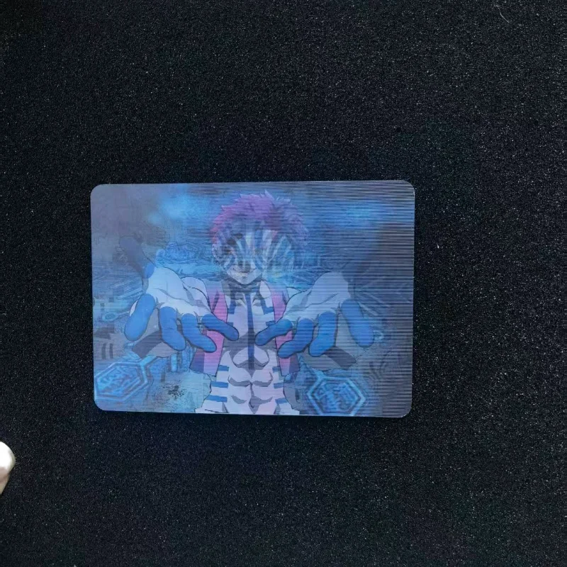 

Creative Demon Slayer Card Akaza Anime Action Figure Cartoon Grating Bookmark Cute Toy Christmas Birthday Gift Anime Merchandise